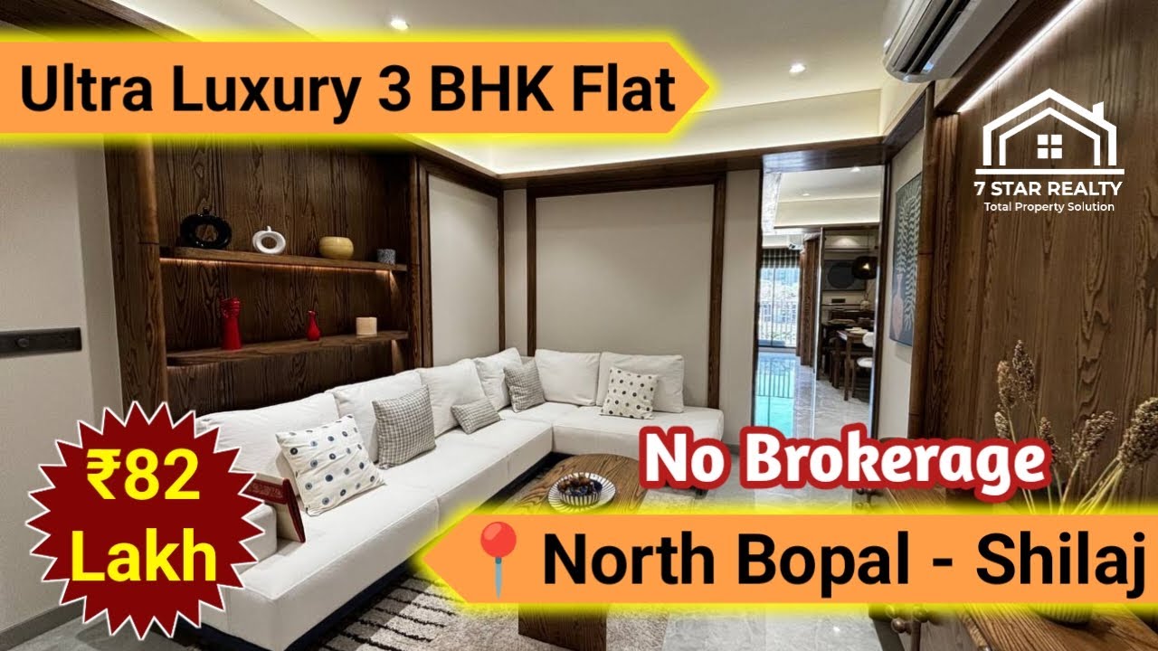 1650 Sq Ft Luxury 3 BHK Flat in Shilaj Area, Ahmedabad | Flat in Ahmedabad | Flat Tour 