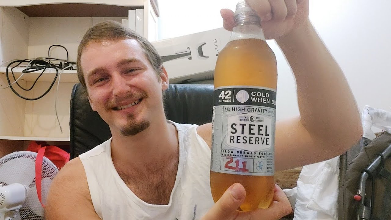 Steel Reserve High Gravity Lager (8.1%) - Malt Liquor Review