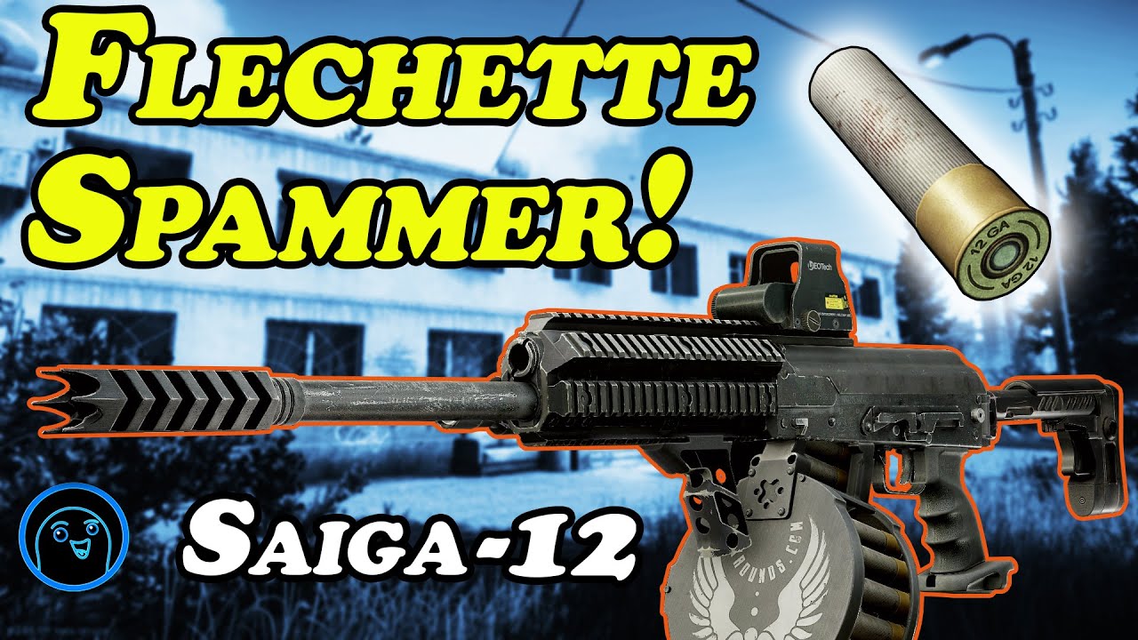 Flechette Spammer! - Saiga 12 Highlights - Escape from Tarkov