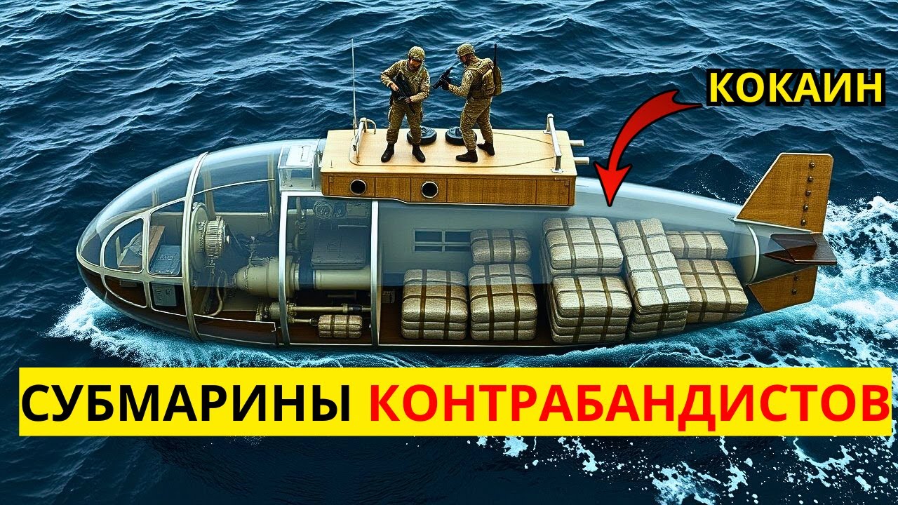 🌊 Контрабанда под водой: самодельные субмарины наркокартелей Колумбии.