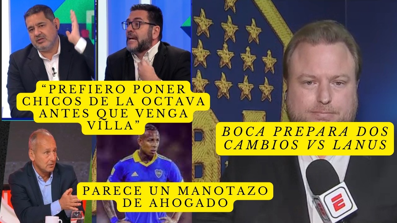 TRAVERSO, BELTRAMO, COSTA Y AUGUSTO CESAR NO PUEDEN CREER EL RUMOR DE VILLA A BOCA