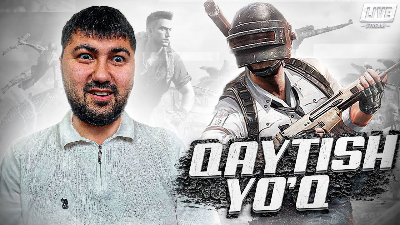 PUBG MOBILE / QAYTISH YO'Q / JONLI STREAM