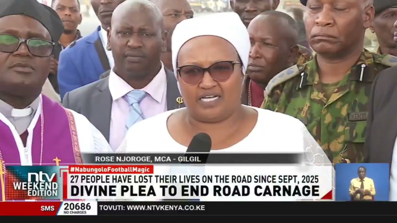 Road transport stakeholders hold special prayers along Nakuru–Nairobi highway to prevent crashes
