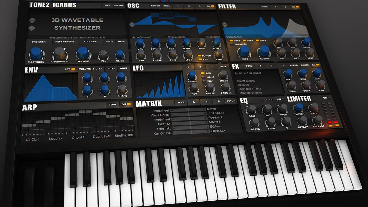 Tone2 Icarus tutorial: Arpeggiator