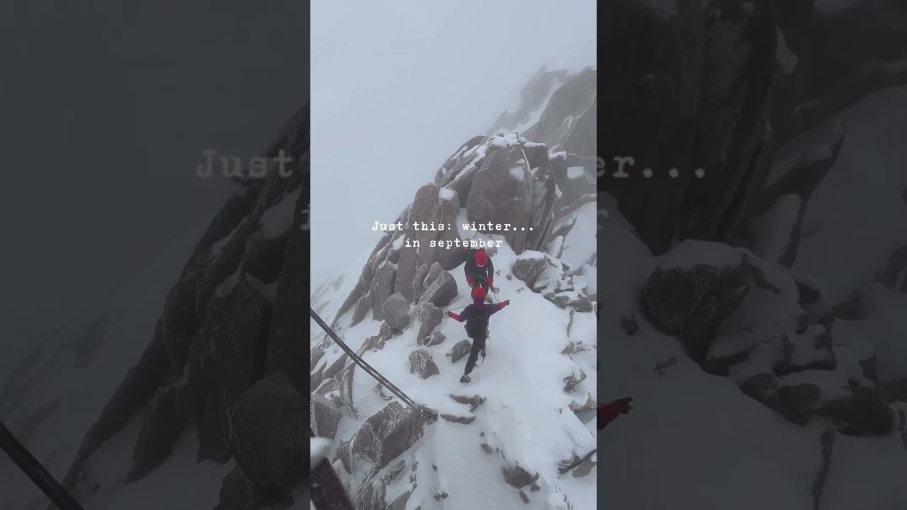 Winter in september #chamonix #aiguilledumidi #montblanc