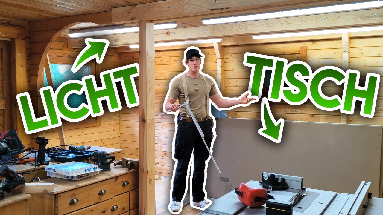 So viel NEU in MEINER WERKSTATT 2.0 | Werkstattt aus Holzhaus