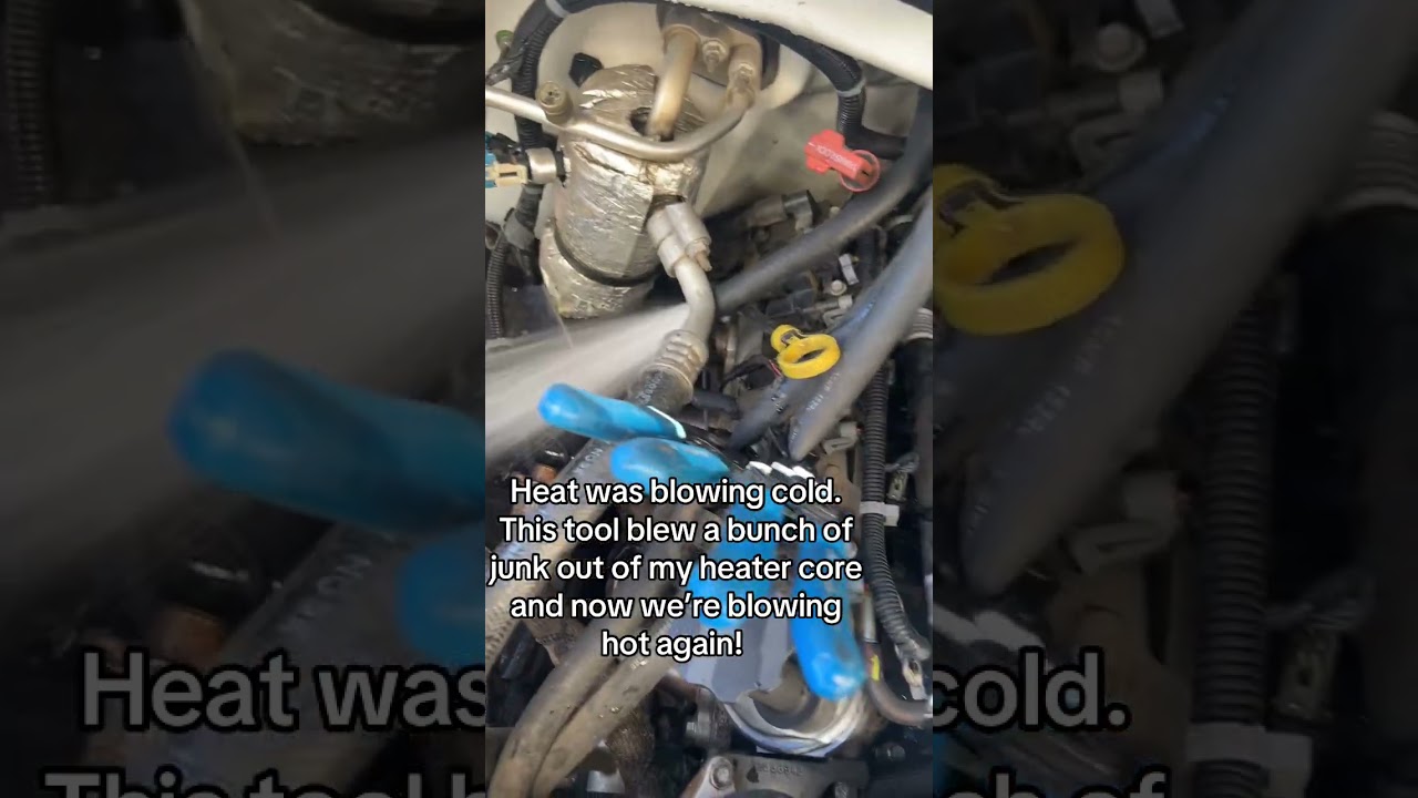 Heater core flush. Got great heat now! 