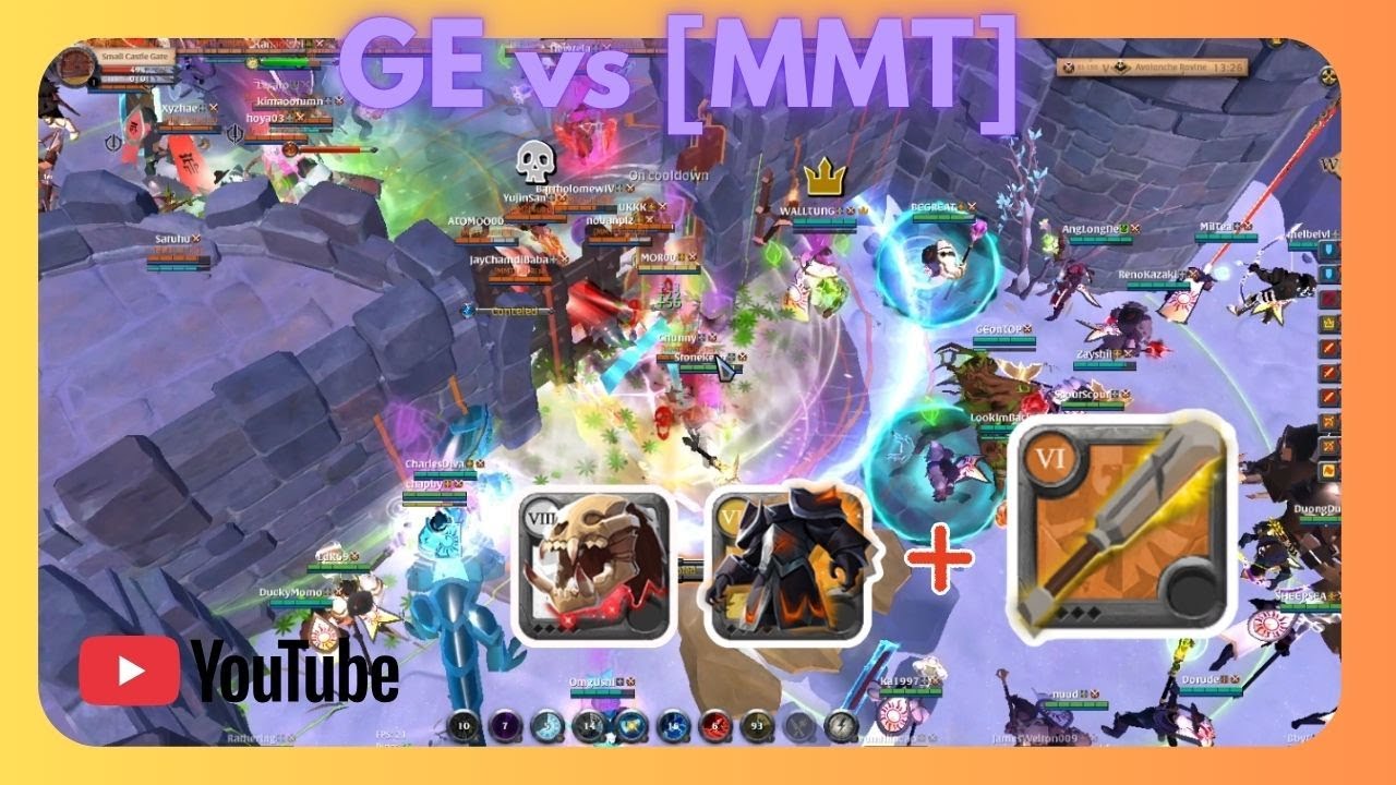 Bedrock - Tanker POV - GE vs [MMT] - Castle | Albion Online