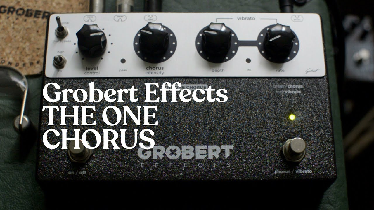 Grobert Effects THE ONE Chorus - Chorus/Vibrato Demo (no talking)