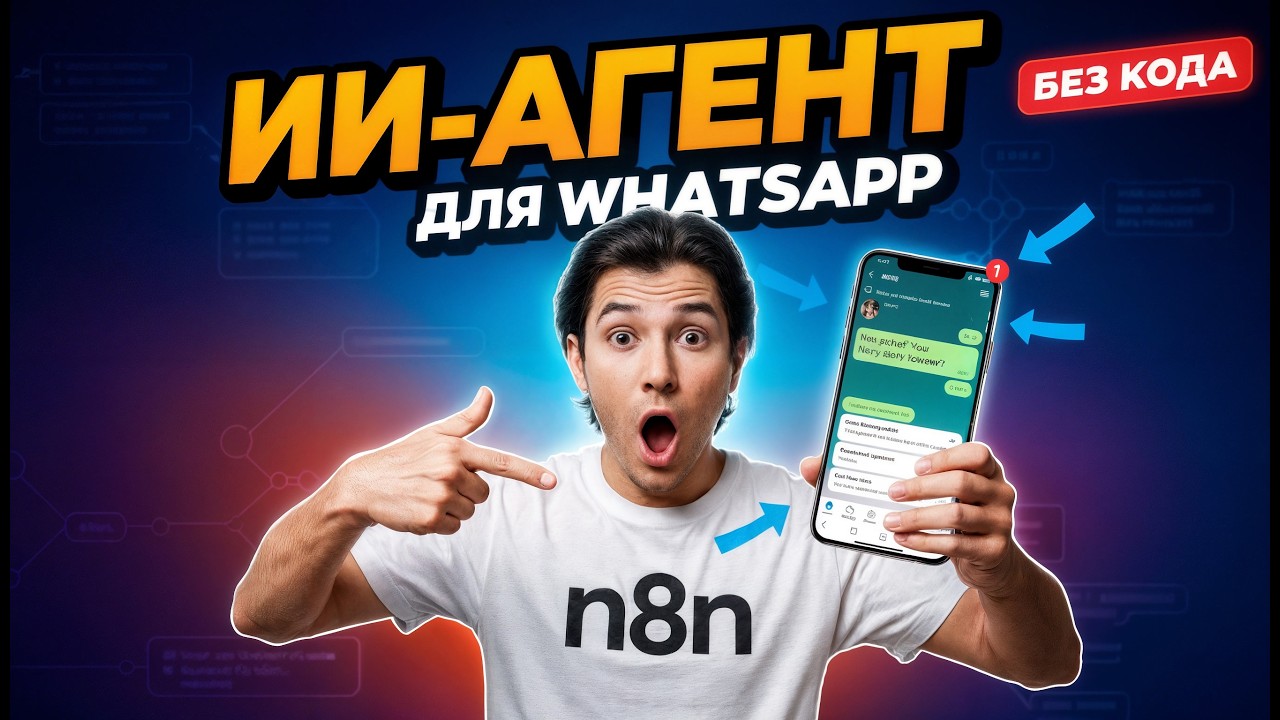 Создал ИИ‑агента для WhatsApp: он отвечает клиентам 24/7 (гайд)