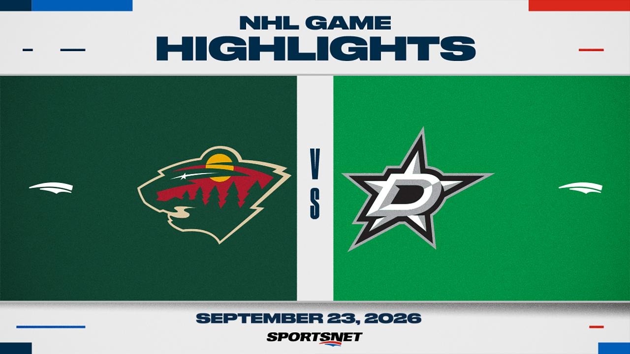NHL Pre-Season Highlights | Wild vs. Stars - September 23, 2026