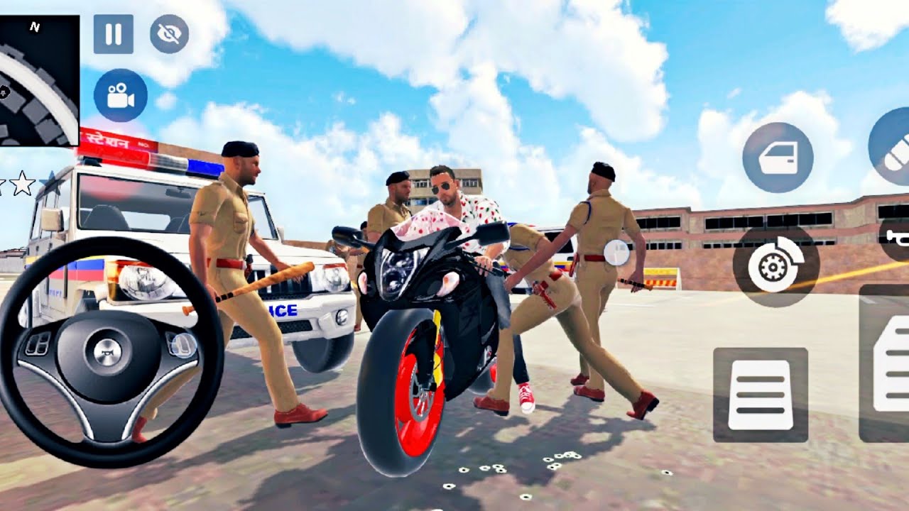 Ultimate Vehicle Collection In India Theft Auto Simulator Game - Franklin & gree Hulk Drive Bike .