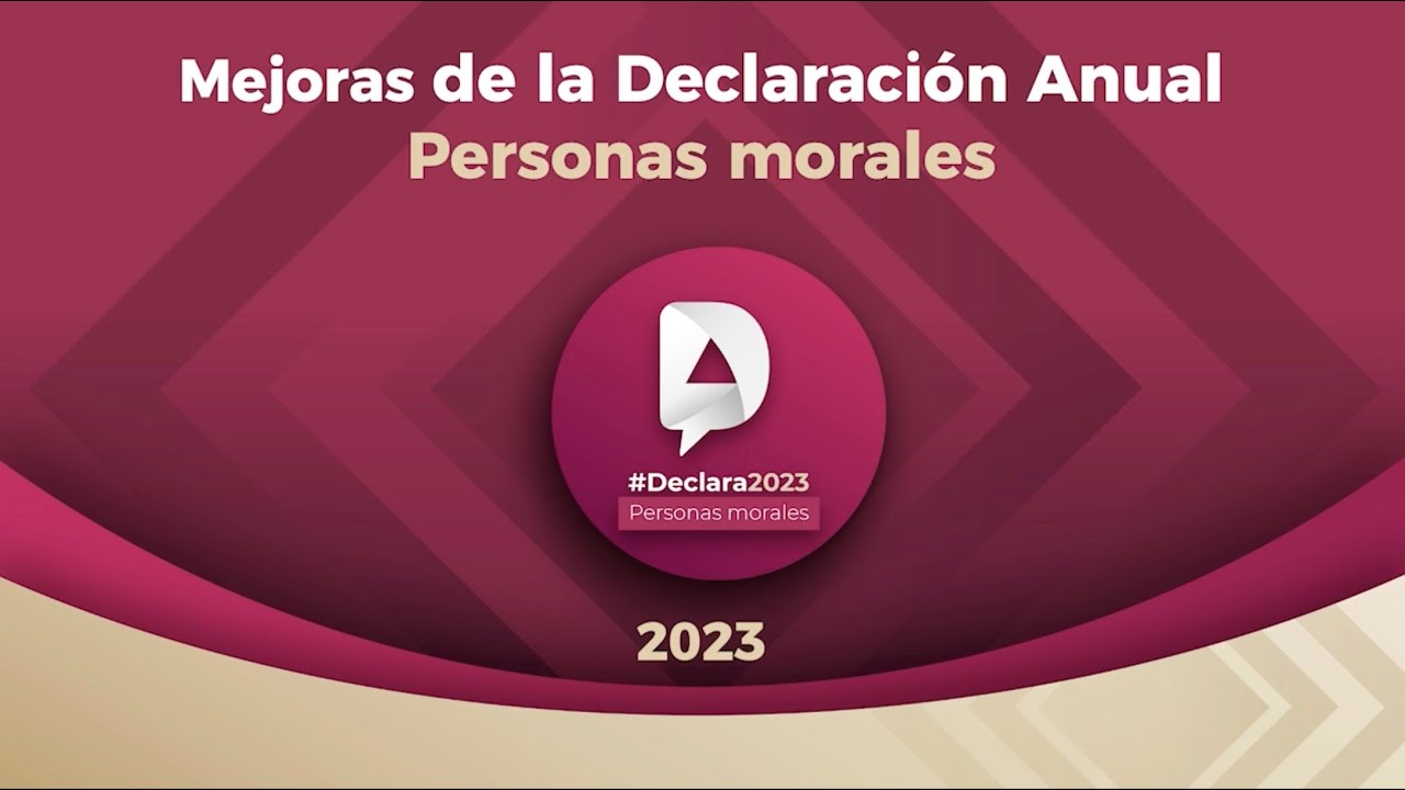 Declaración Anual 2023 de personas morales