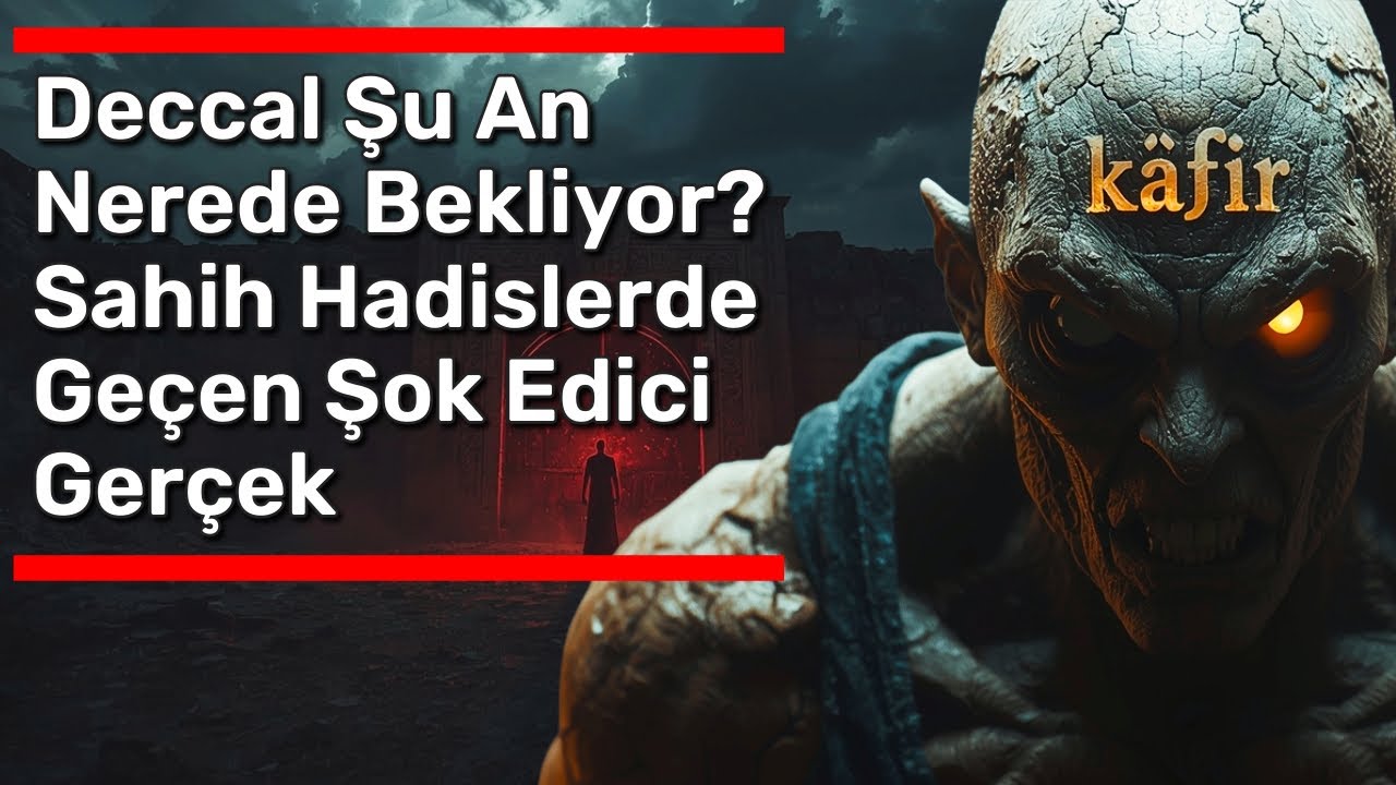 Deccal Şu An Nerede Bekliyor? Sahih Hadislerde Geçen Şok Edici Gerçek #deccal #kıyametalametleri  