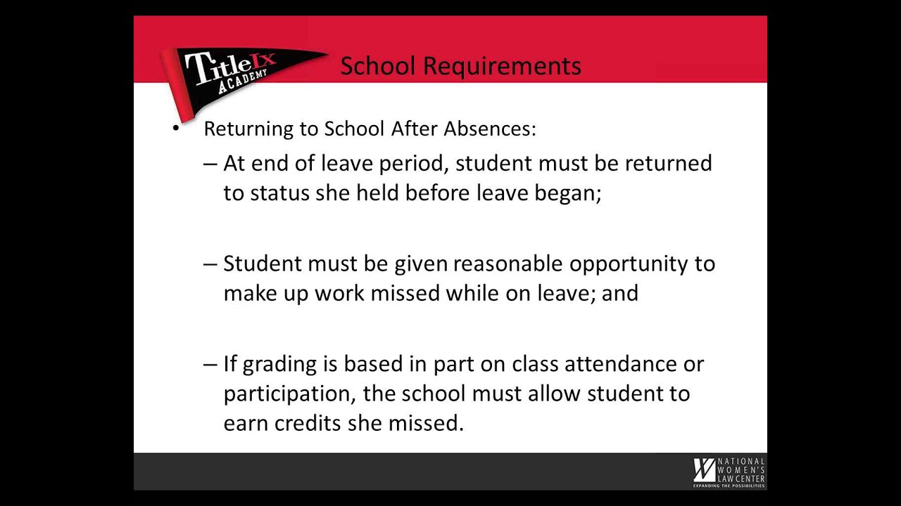Webinar: Title IX and Pregnant and Parenting Students