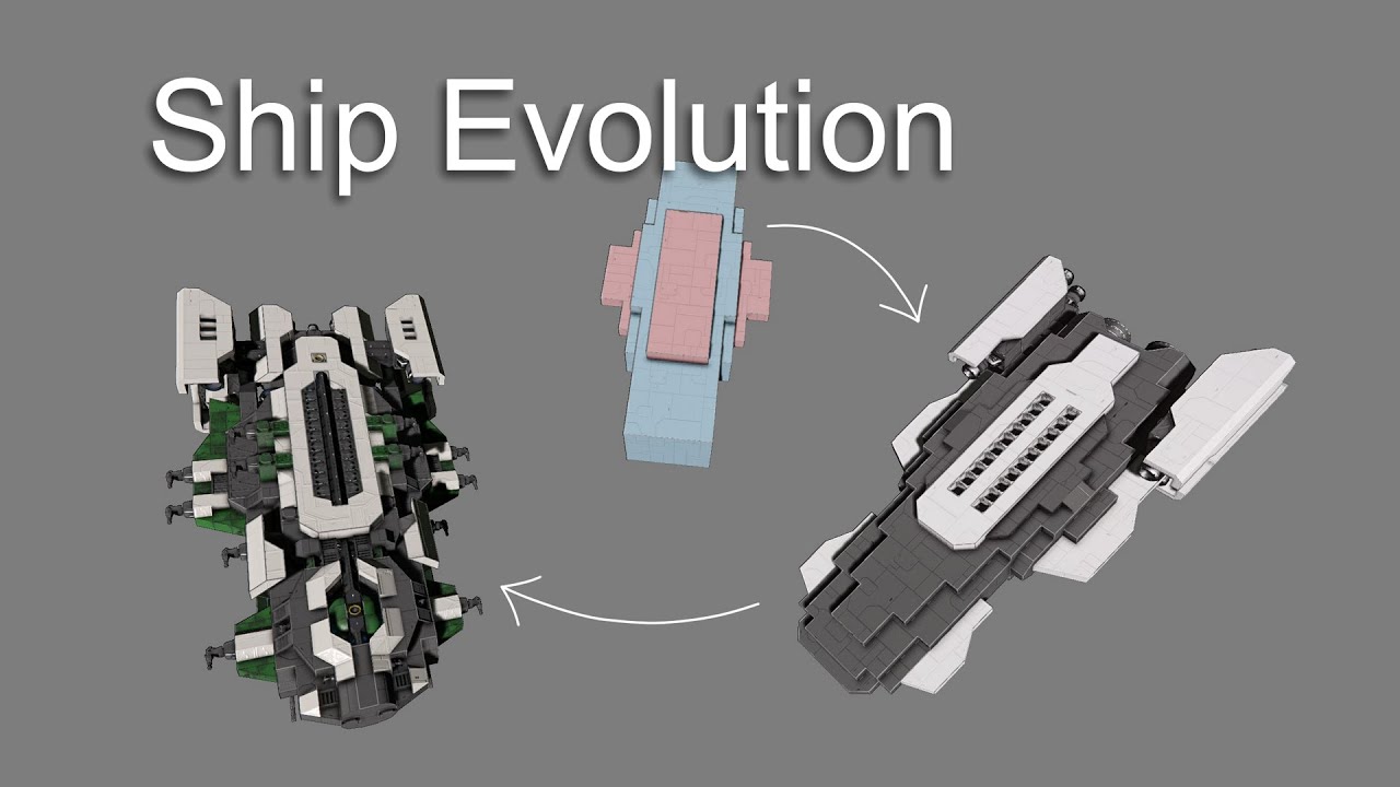 Space Engineers - Ship Evolution (Missile Cruiser)