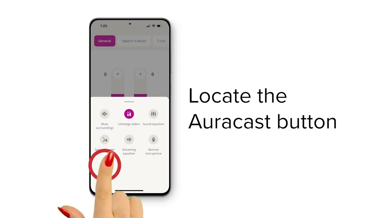 How to connect to Auracast with Oticon hearing aids & Companion App