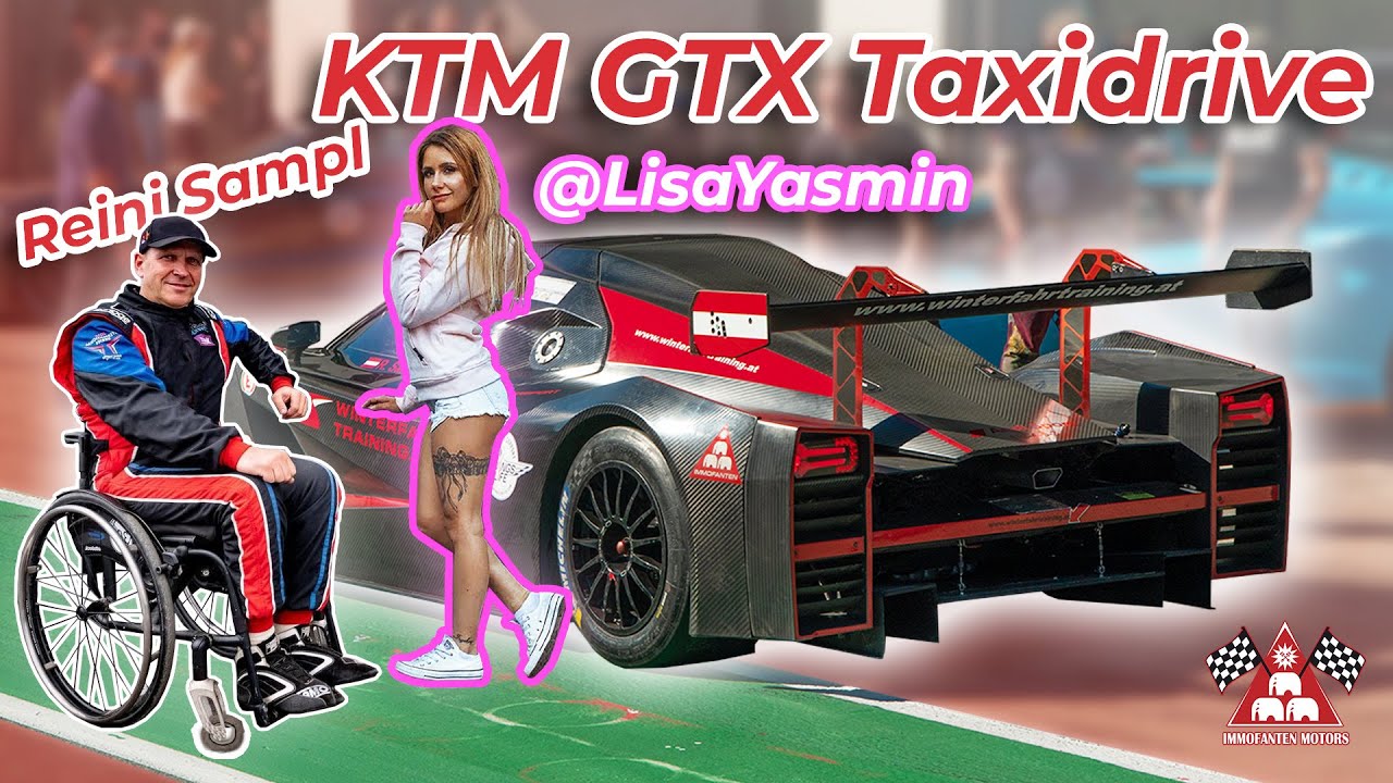 Reini Sampl takes @LisaYasmin on a Taxidrive in KTM XBOW GTX