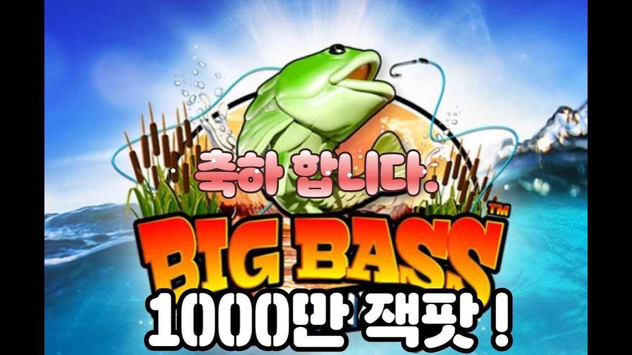 [슬롯][슬롯머신][프로그마틱] BIG BASS 빅 배스  메가윈 빅윈 너무 잘나와요~