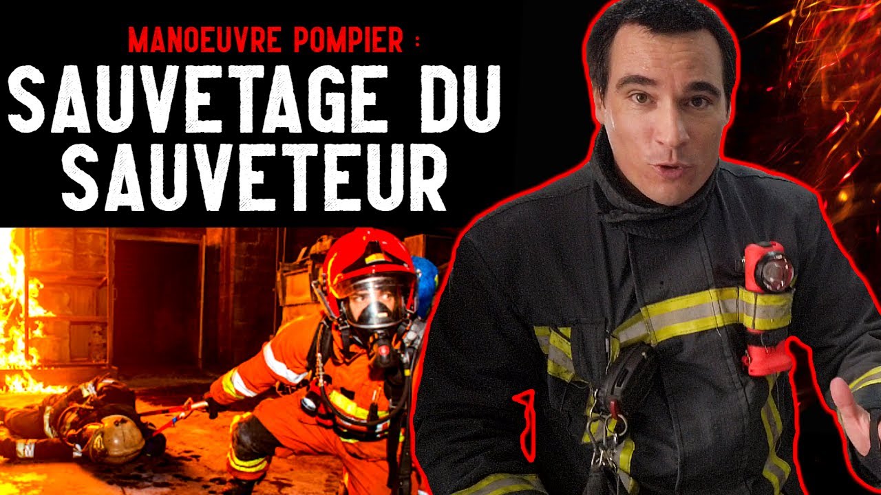Manoeuvre Pompier : Sauvetage Du Sauveteur Pompier (Sangle RHINOEVAC) 台灣消防員
