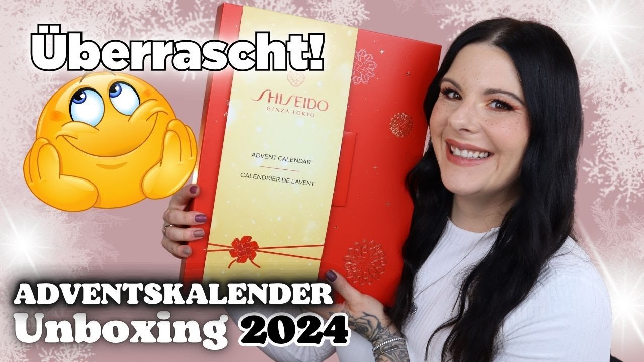 Überrascht! 😮 Shiseido Adventskalender 2024 Inhalt