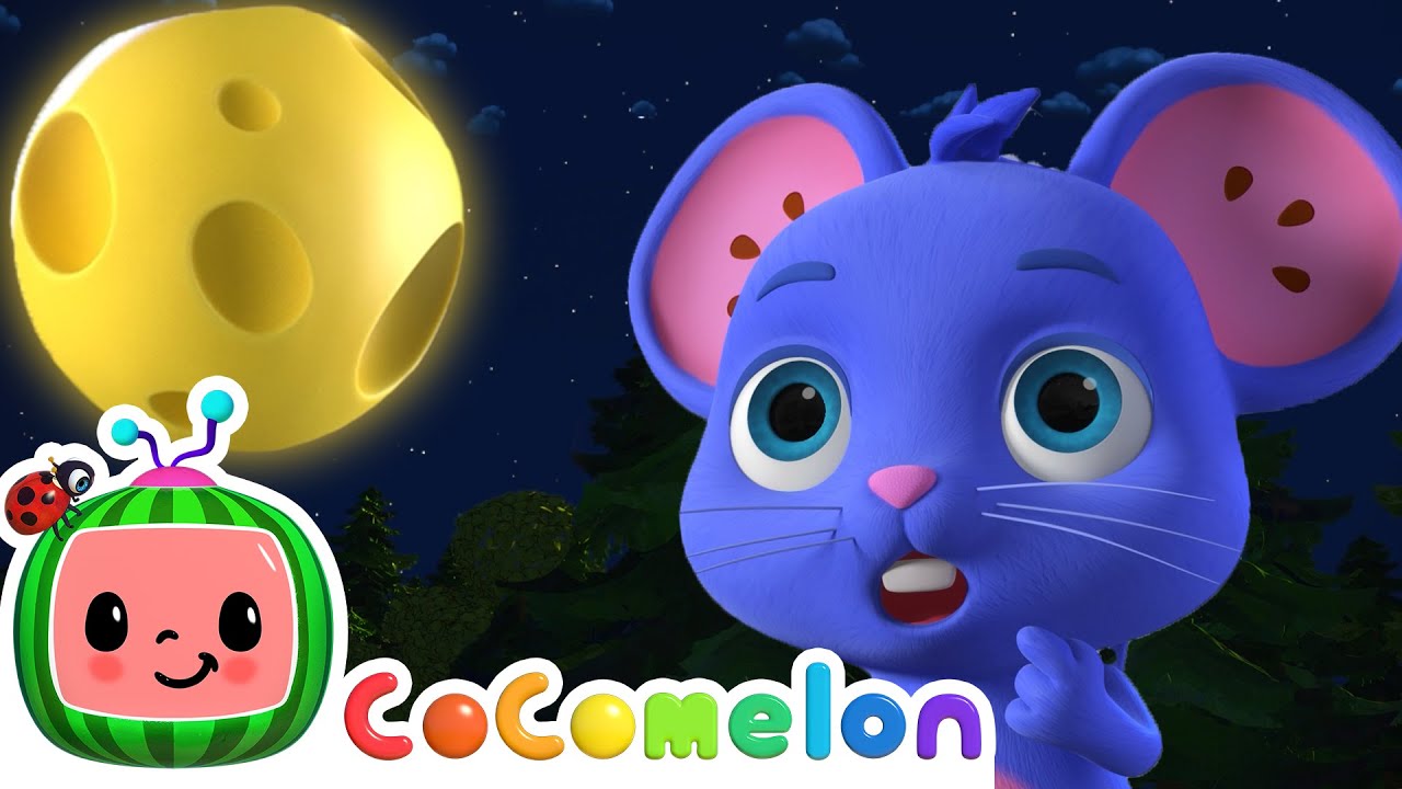 Mimi's Blast to the Moon! 🧀🌙 | Little Moon Song | Animal Songs For Kids | @CoComelon