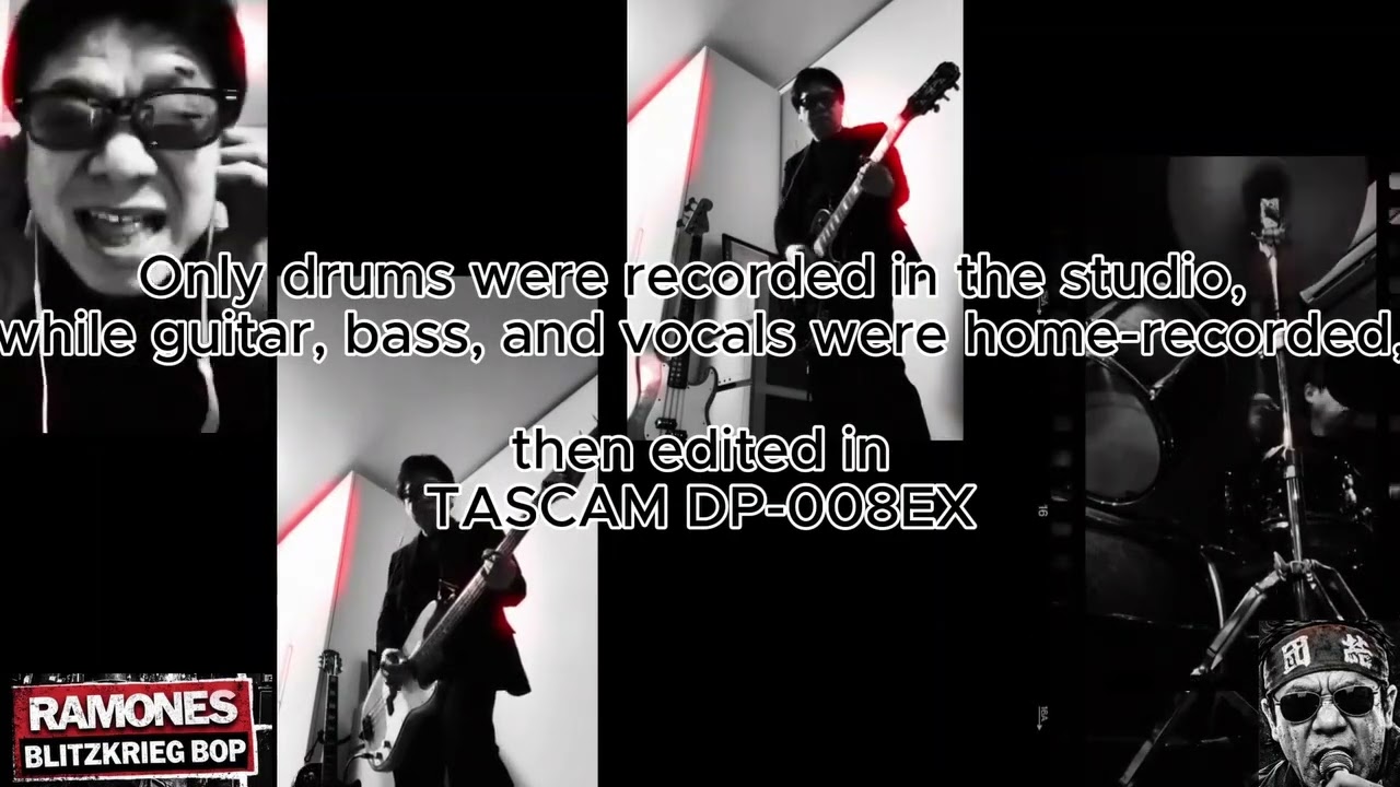 Blitzkrieg Bop &ndash; One Man Punk Band | OSSAN #punk#ramones#onemanband#punkrock