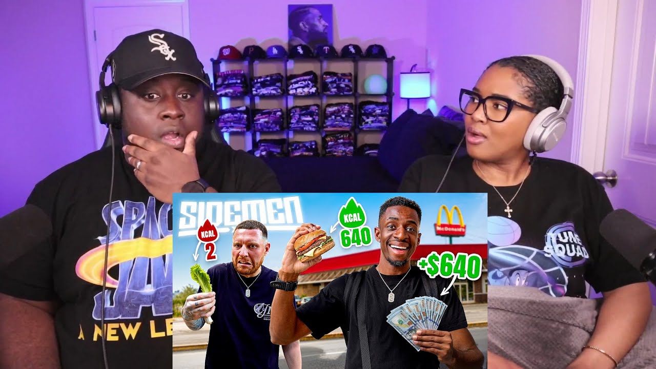 Kidd and Cee Reacts To SIDEMEN SPEND $1 FOR EVERY CALORIE YOU EAT FOR 24 HOURS