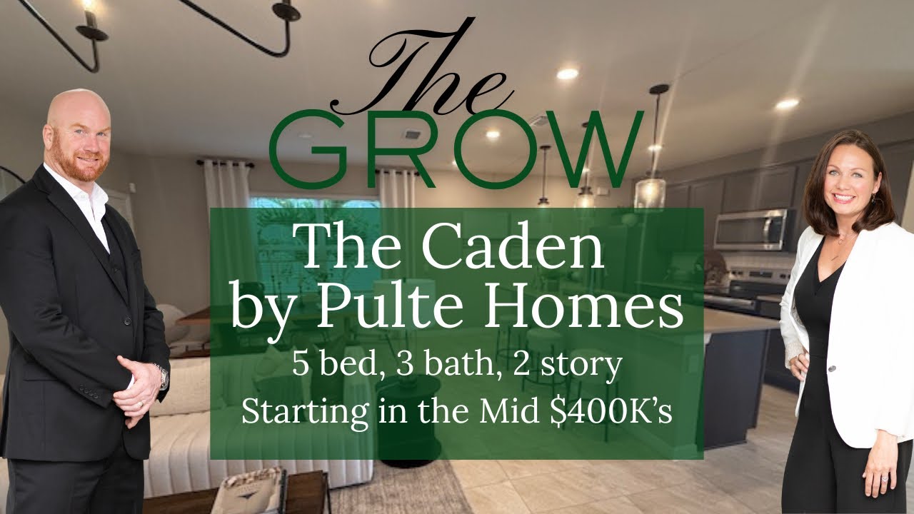 5 bedroom home in The Grow - Orlando. The Caden model by Pulte Homes 