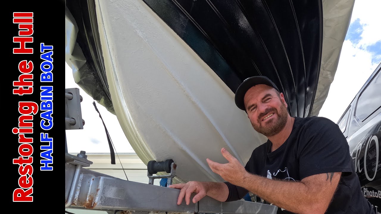 RESTORING UNDER THE HULL | Half Cabin Boat | Ep 81