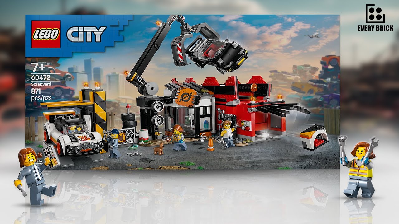 LEGO City - Scrapyard with Cars - 60472 Speed Build