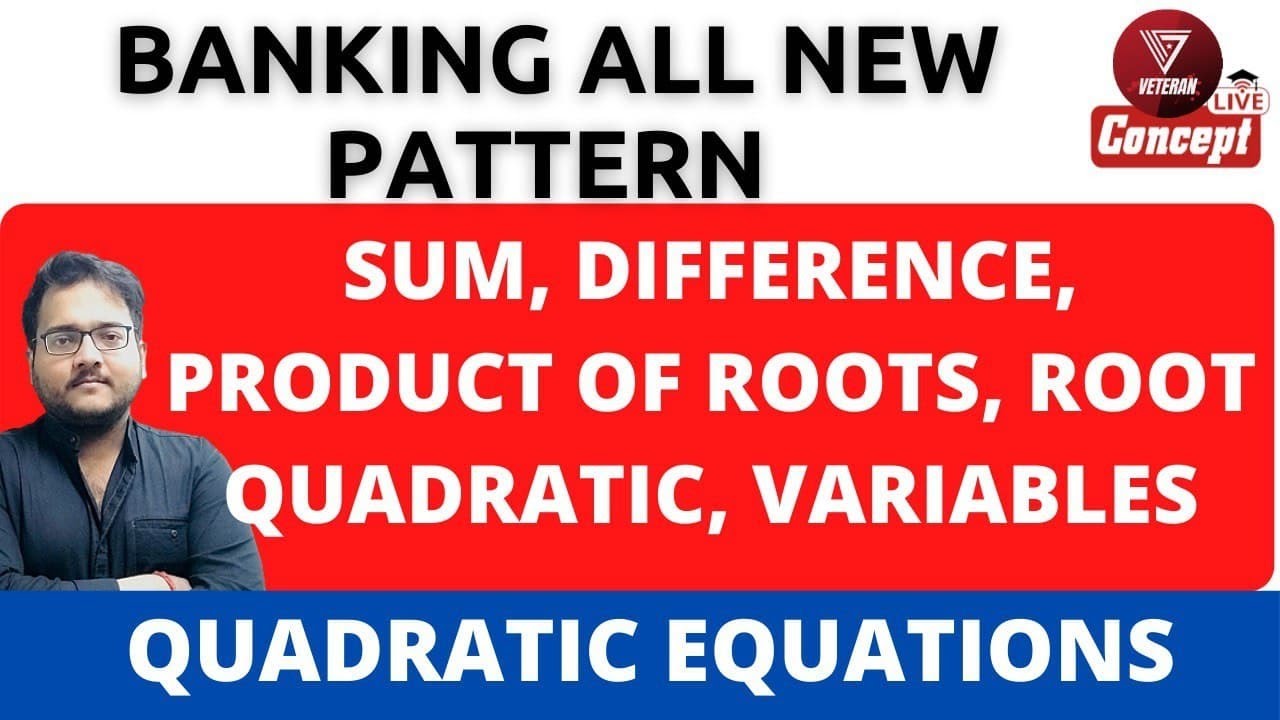 ALL NEW TYPES OF QUADRATIC EQUATIONS, SUM, DIFFERENCE, PRODUCT OF ROOTS | HARSHAL SIR