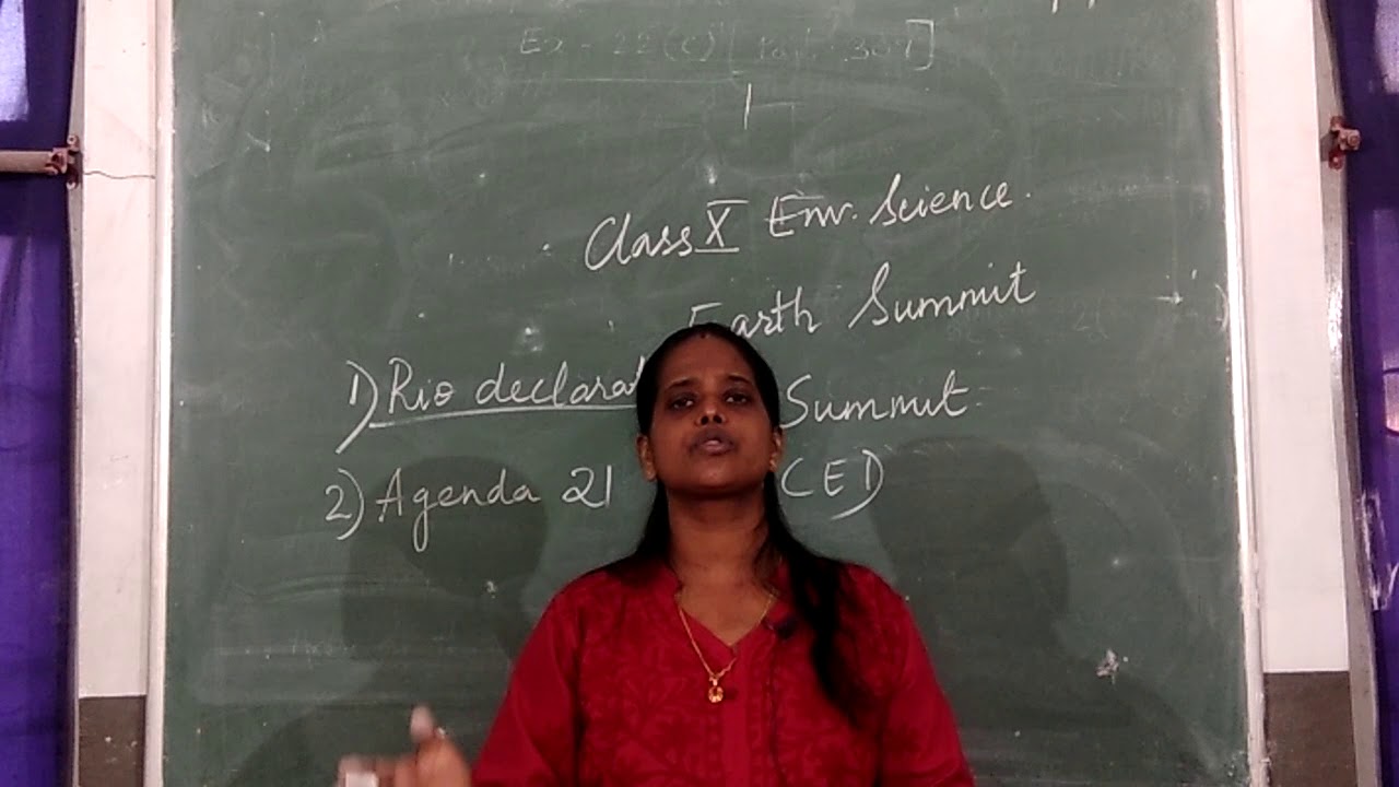 Class 10 Environmental science Chapter 10 - Towards A Sustainable Future -  Part 2 - Earth Summit