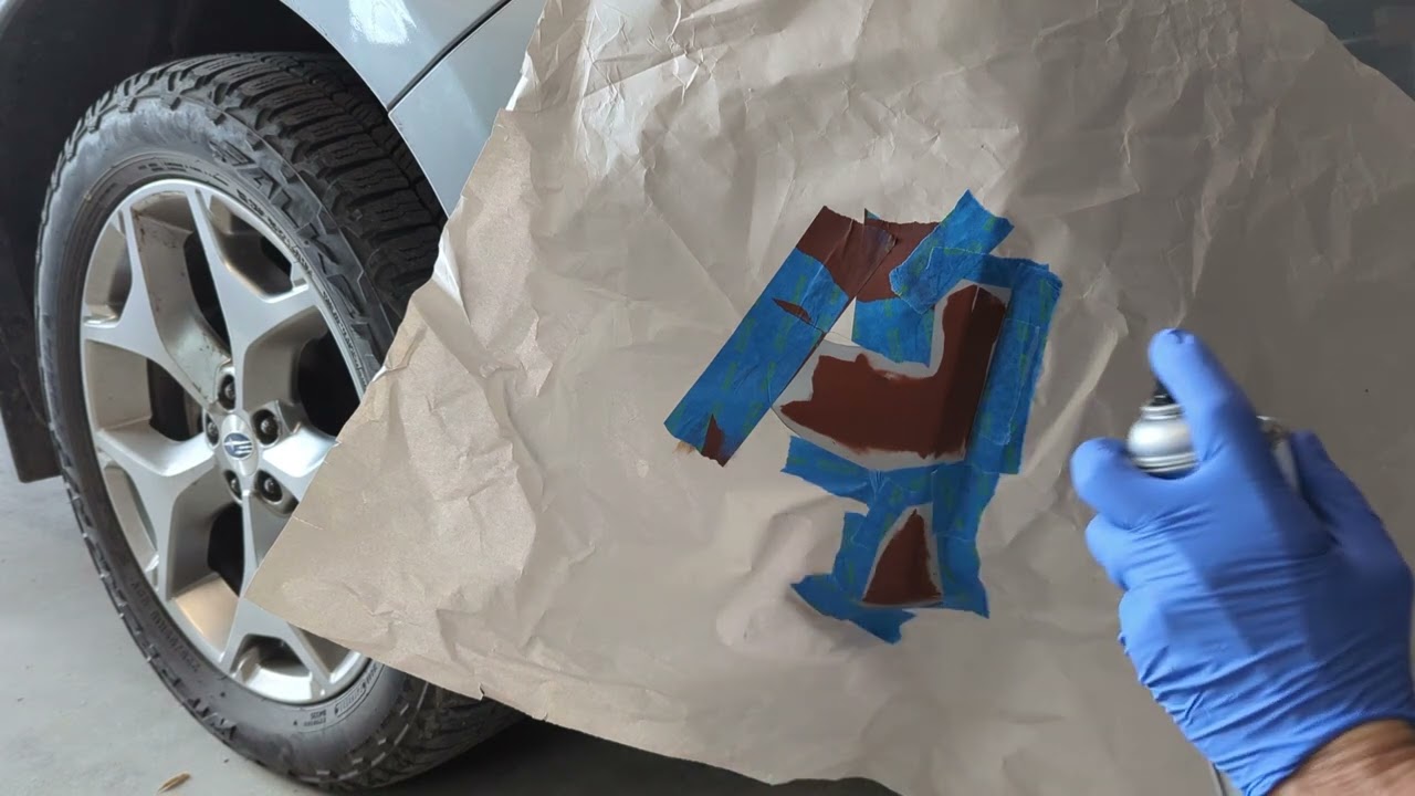 Смешивание автомобильной краски без покраски всей панели