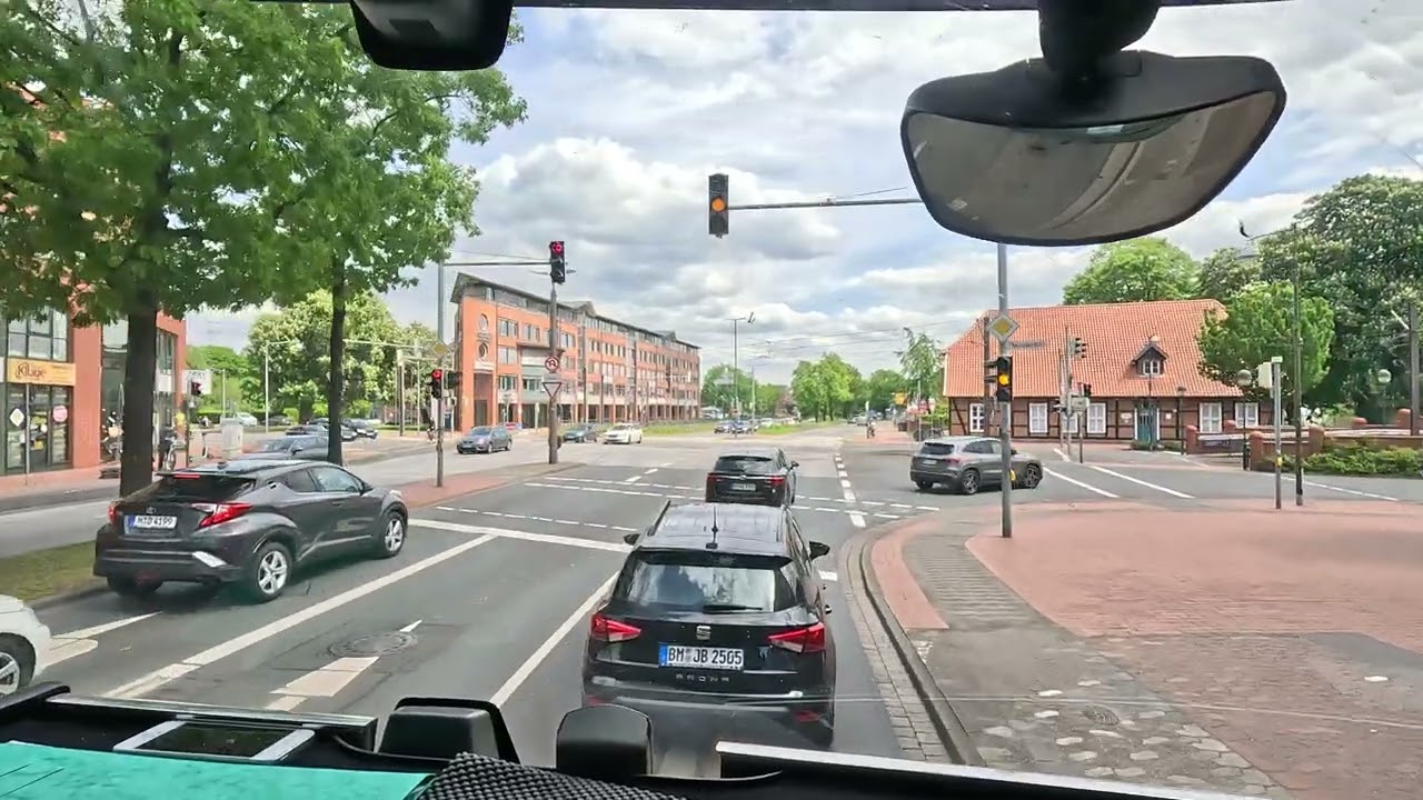 Start in Langenhagen(DACHSER) nach Isernhagen durch die Stadt