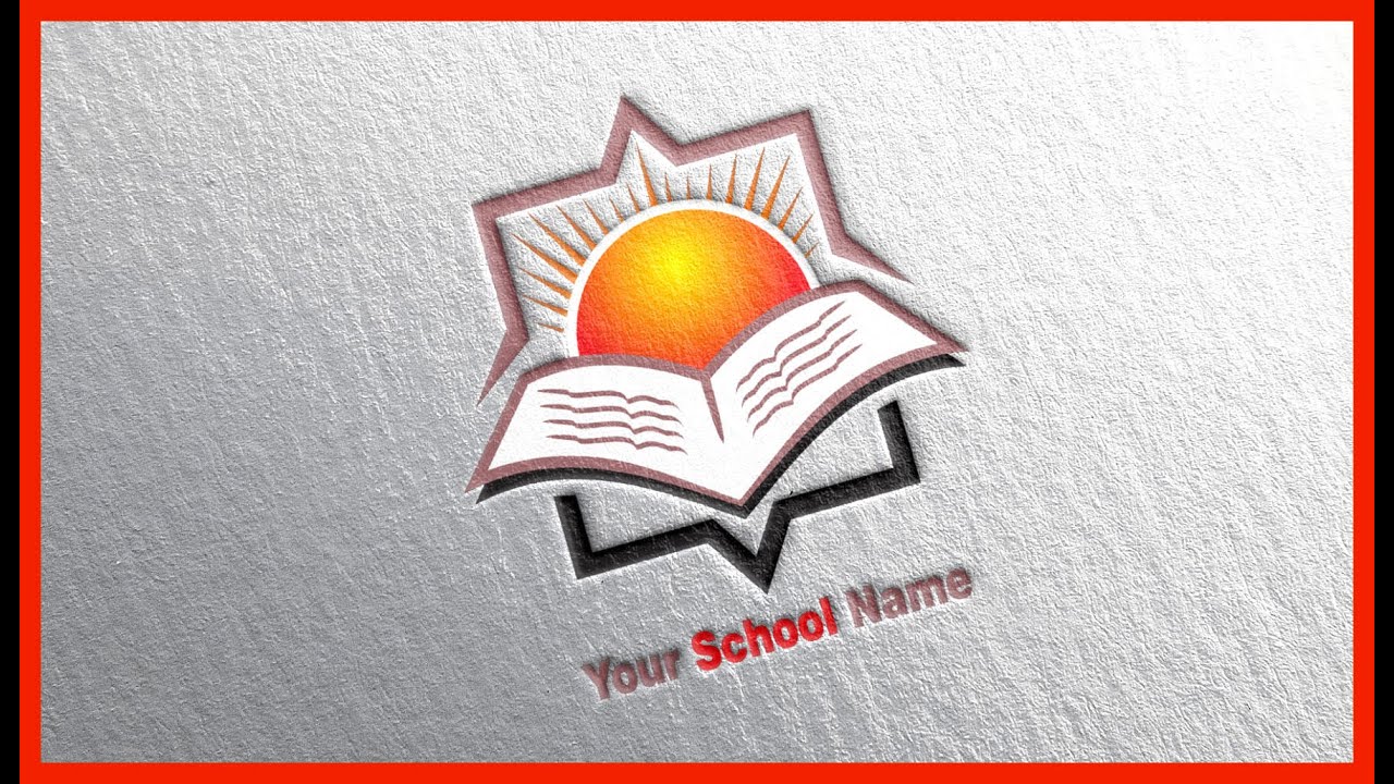 Design A School Logo In Coreldraw | Graphic Design Tutorial For Beginners