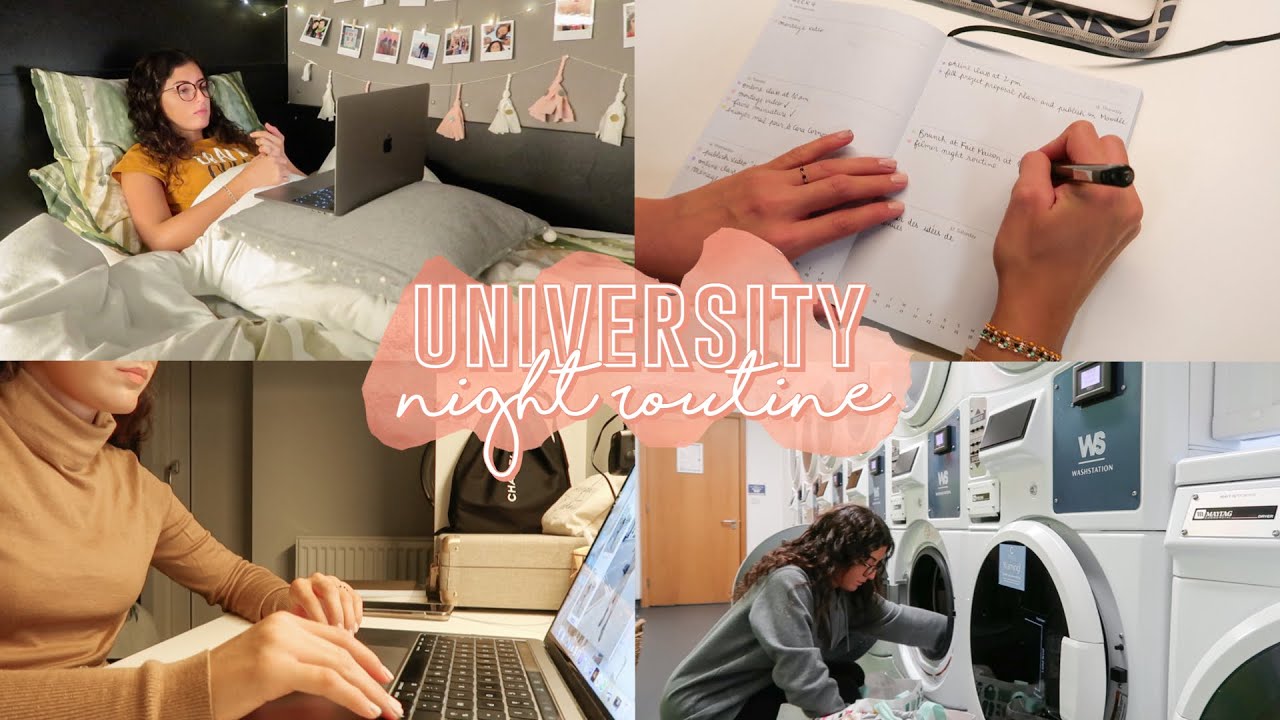 UNIVERSITY NIGHT ROUTINE | French student in London
