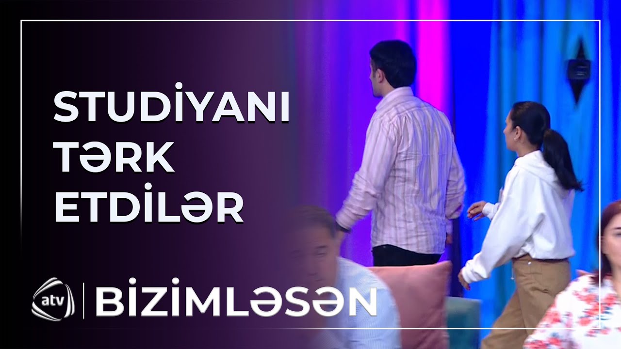 Evlənməyə hazırlaşan Saleh və Aydən studiyanı TƏRK ETDİ / Bizimləsən