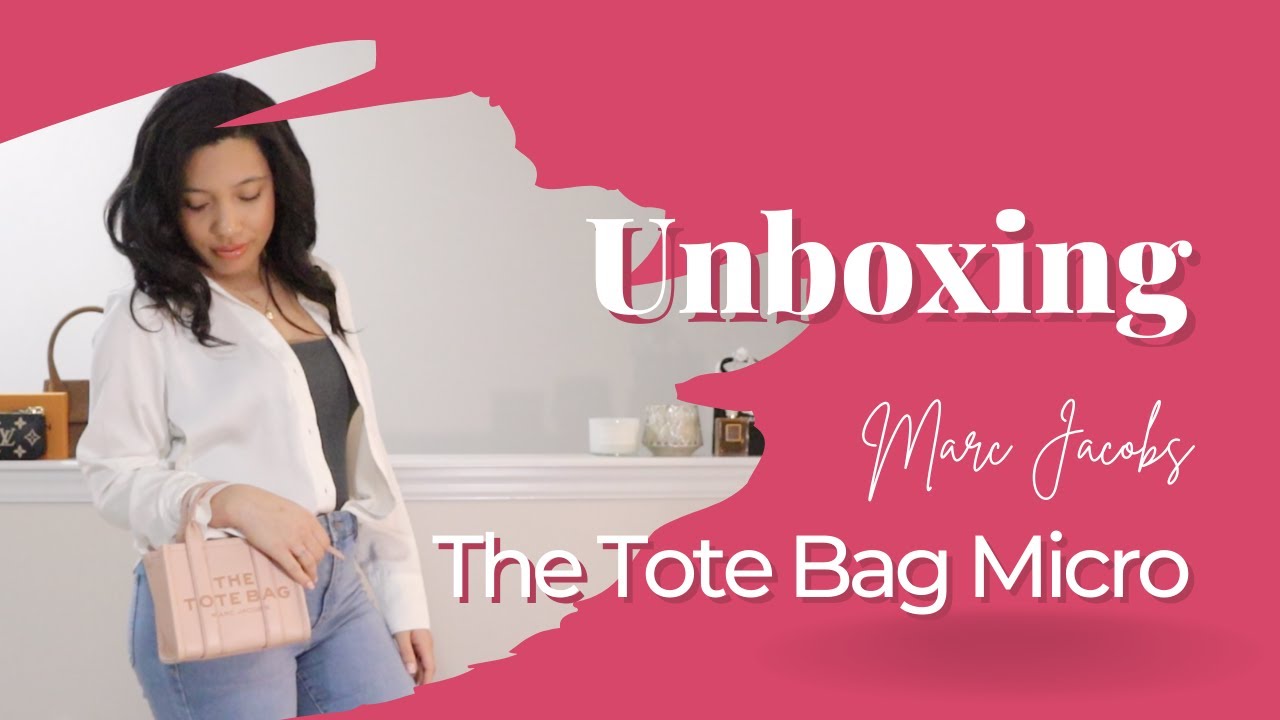 Marc Jacobs The Tote Bag Mini | New Rose Leather | Unboxing | What Fits Inside | Is It Worth It