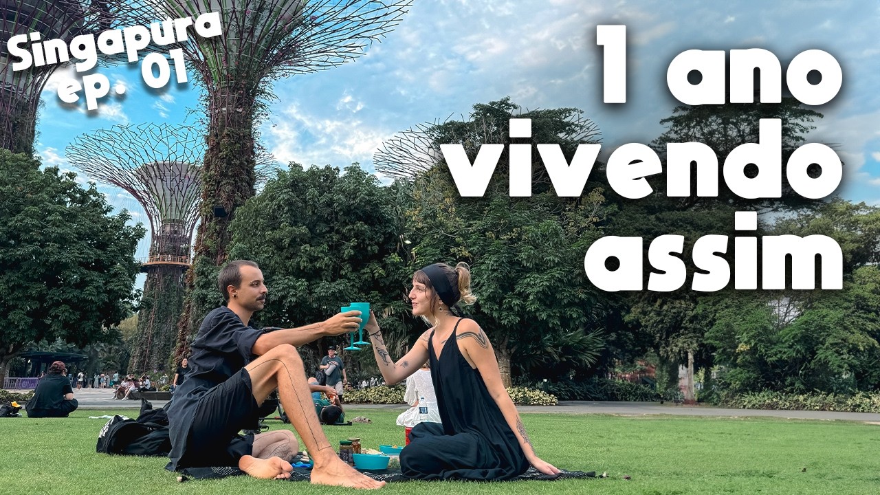 Chegamos em Singapura: Como é a VIDA REAL de um VIAJANTE