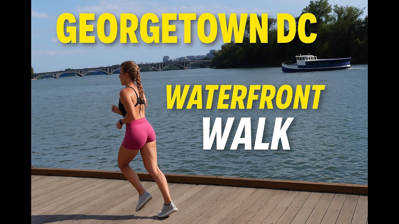 Georgetown DC Street Walk 4K | Washington DC Walking Tour
