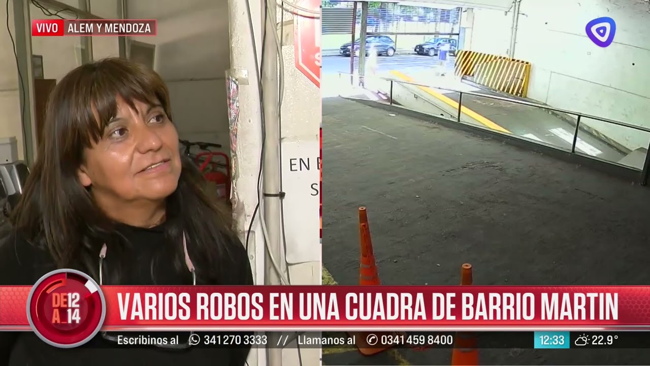 Tres robos en una misma cuadra