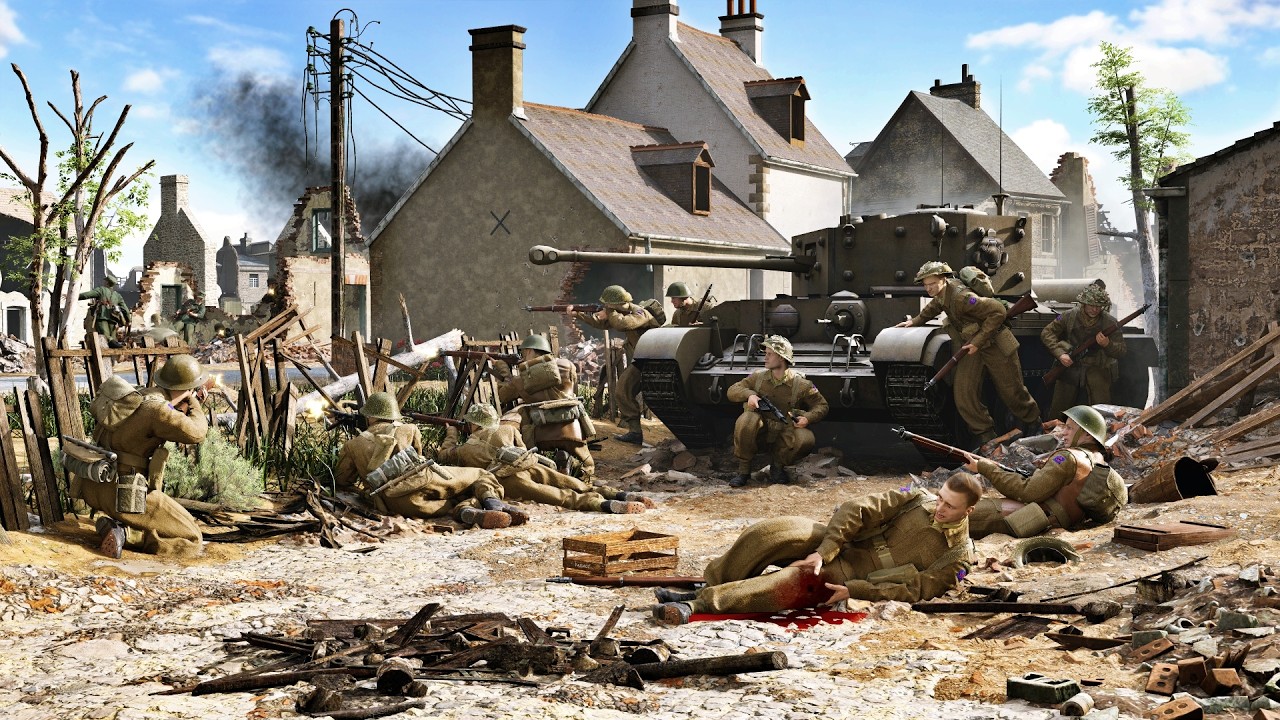 Brutal Battle of Caen - 1944 | Gates of Hell