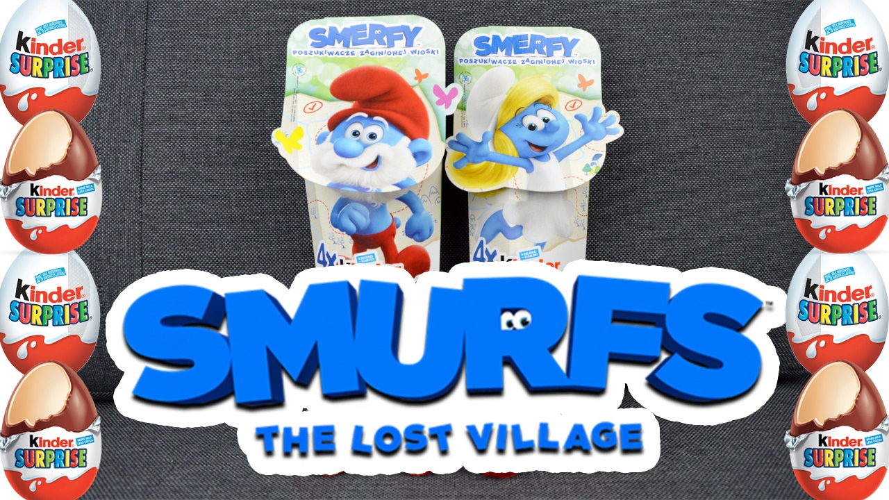 Kinder Surprise Smurfs the lost village