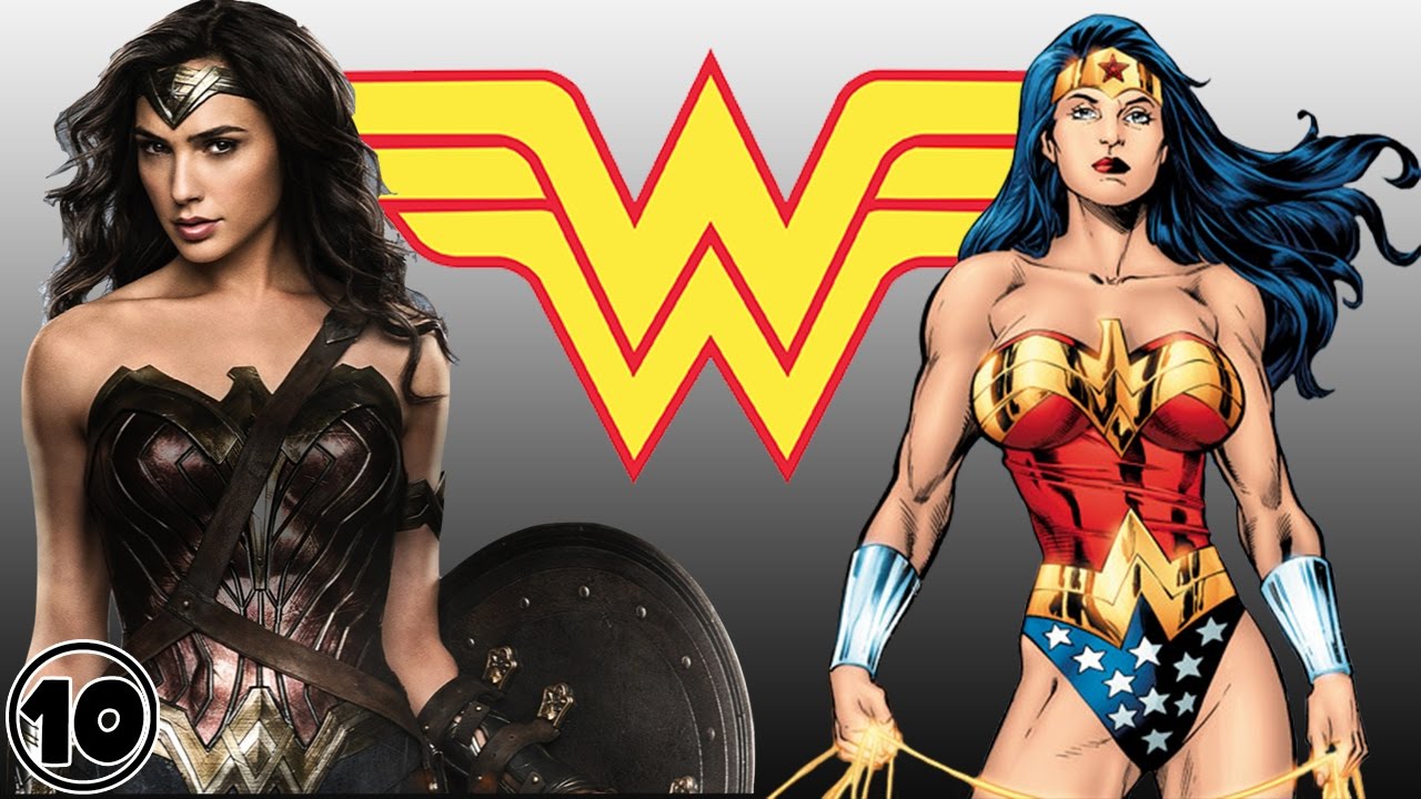 Top 10 Wonder Woman Surprising Facts