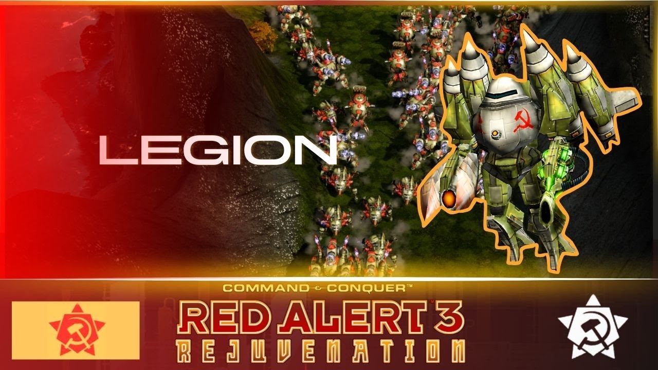 Red Alert 3 [Rejuvenation Mod] - Soviet( Legion) vs AI Brutal