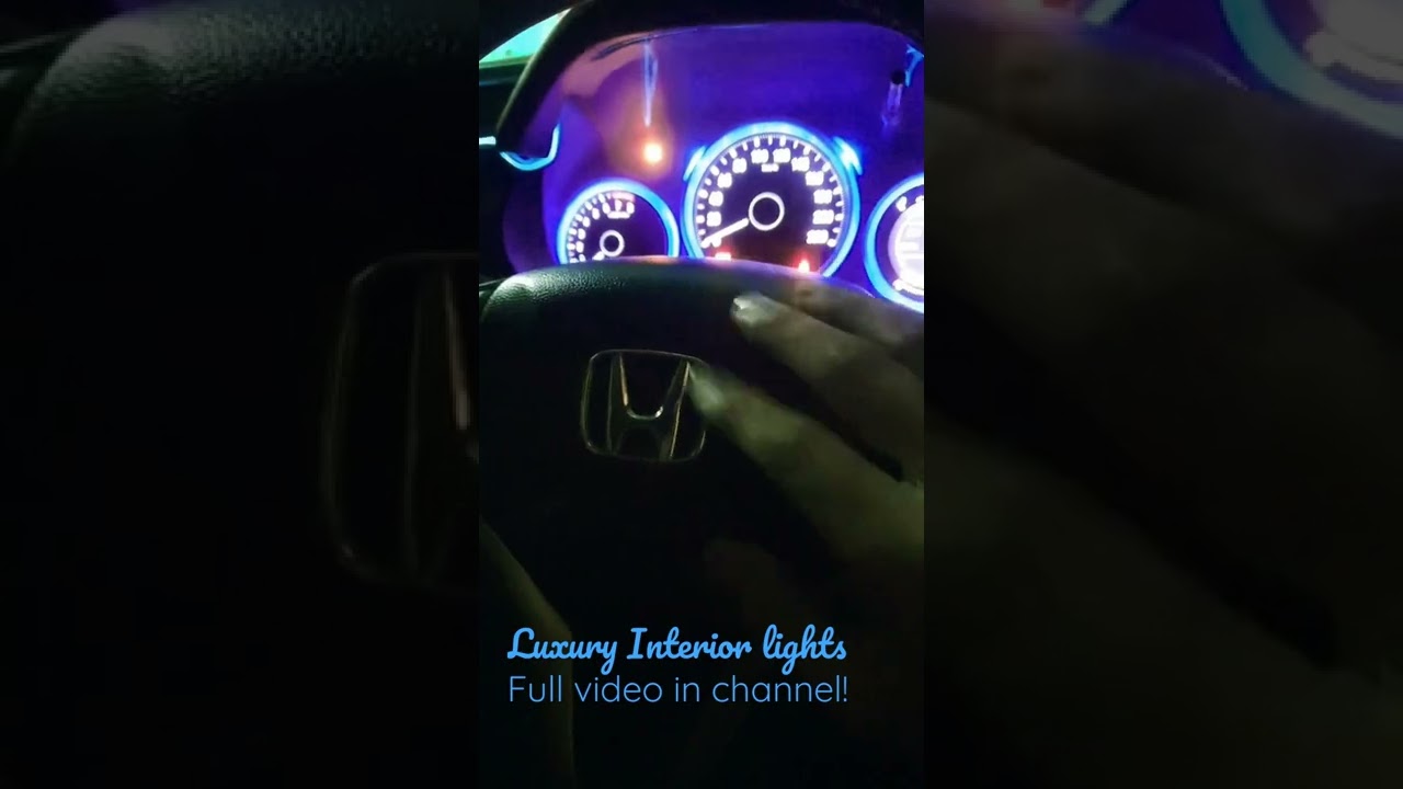 luxury Interior lights on my honda city!