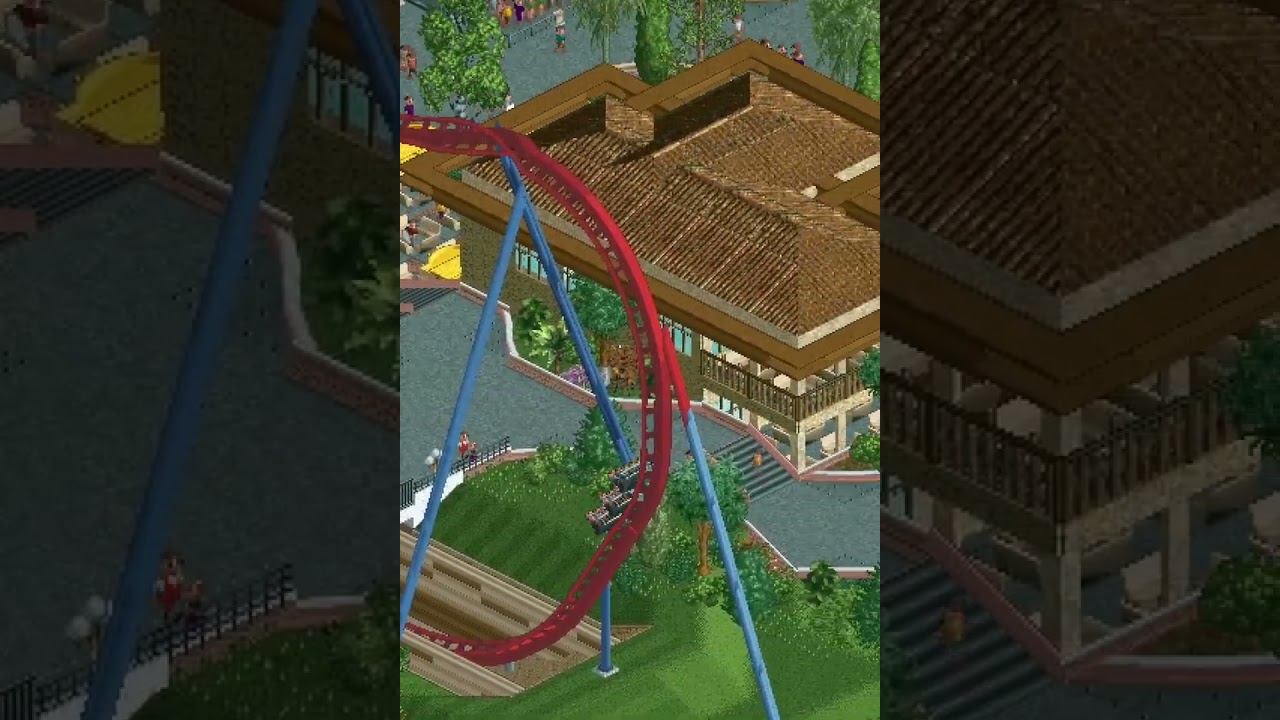 OpenRCT2 Rollercoaster: Sheikra! #rollercoastertycoon2 #openrct2