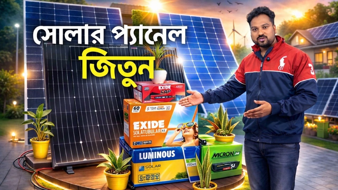 সোলার প্যানেলের দাম কত? কোনটা ভালো? সম্পূর্ণ গাইড 2026