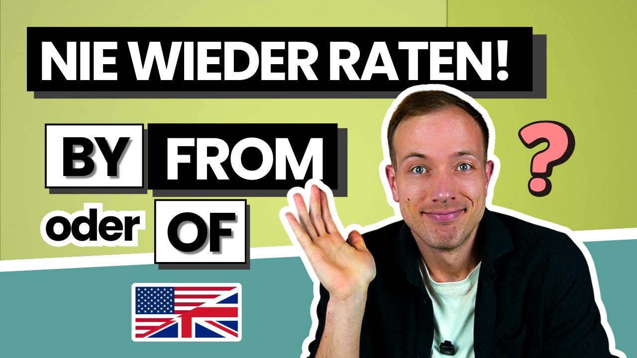 Diese drei englischen Präpositionen verwirren jeden